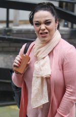 LISA RILEY Leaves ITV Studios in London 05/23/2017