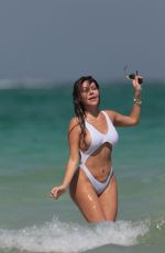 LIZIANE GUTIERREZ in Bikini on the Beach in Miami 05/29/2017