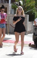 LOTTIE MOSS and EMILY BLACKWELL Out Shopping in Marbella 05/26/2017