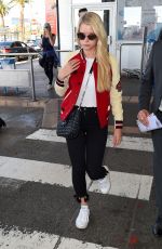 LOTTIE MOSS Arrives at Airport in Nice 05/20/2017