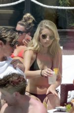 LOTTIE MOSS in Bikini on Vacation in Marbella 05/27/2017