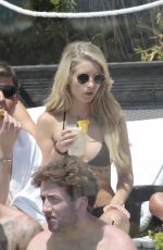 LOTTIE MOSS in Bikini on Vacation in Marbella 05/27/2017