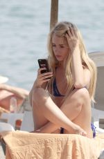 LOTTIE MOSS in Bikini on Vacation in Marbella 05/27/2017