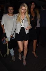 LOTTIE MOSS Leaves Oliver Proudlocks Party in London 05/11/2017