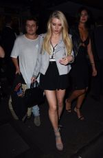 LOTTIE MOSS Leaves Oliver Proudlocks Party in London 05/11/2017