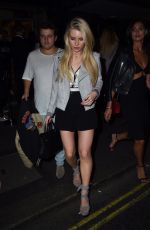LOTTIE MOSS Leaves Oliver Proudlocks Party in London 05/11/2017