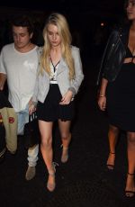 LOTTIE MOSS Leaves Oliver Proudlocks Party in London 05/11/2017
