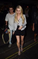 LOTTIE MOSS Leaves Oliver Proudlocks Party in London 05/11/2017