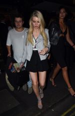 LOTTIE MOSS Leaves Oliver Proudlocks Party in London 05/11/2017