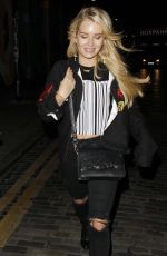 LOTTIE MOSS Leaves Shoreditch House in London 05/30/2017