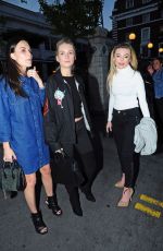 LOTTIE MOSS Out with Friends at Bluebird in London 05/08/2017
