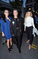 LOTTIE MOSS Out with Friends at Bluebird in London 05/08/2017