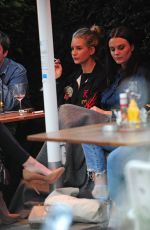 LOTTIE MOSS Out with Friends at Bluebird in London 05/08/2017