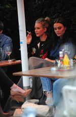 LOTTIE MOSS Out with Friends at Bluebird in London 05/08/2017