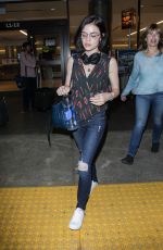 LUCY HALE at Los Angeles International Airport 05/19/2017