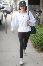 LUCY HALE Heading to a Gym in Los Angeles 05/11/2017