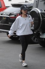 LUCY HALE Heading to a Gym in Los Angeles 05/11/2017