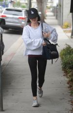 LUCY HALE Heading to a Gym in Los Angeles 05/11/2017