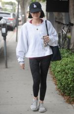 LUCY HALE Heading to a Gym in Los Angeles 05/11/2017