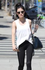 LUCY HALE Heading to a Gym in West Hollywood 05/24/2017