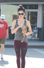 LUCY HALE in Tights Leaves a Gym in Los Angeles 05/04/2017