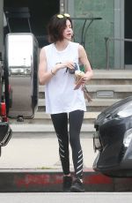 LUCY HALE Out for Iced Coffee at Starbucks in Studio City 05/30/2017