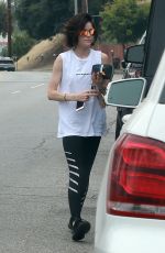 LUCY HALE Out for Iced Coffee at Starbucks in Studio City 05/30/2017