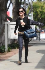 LUCY HALE Out Shopping on Melrose Place in Los Angeles 05/09/2017