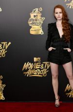 MADELAINE PETSCH at 2017 MTV Movie & TV Awards in Los Angeles 05/07/2017