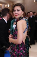 MAGGIE GYLLENHAAL at 2017 MET Gala in New York 05/01/2017