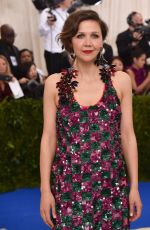 MAGGIE GYLLENHAAL at 2017 MET Gala in New York 05/01/2017