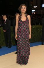 MAGGIE GYLLENHAAL at 2017 MET Gala in New York 05/01/2017