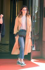 MANDY MOORE Out and About in New York 05/02/2017