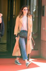 MANDY MOORE Out and About in New York 05/02/2017