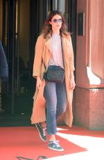 MANDY MOORE Out and About in New York 05/02/2017