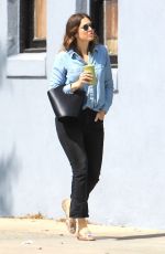 MANDY MOORE Out and About in West Hollywood 05/30/2017