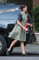 MARGARET QUALLEY Leaves Bowery Hotel in New York 05/03/2017