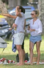 MARGOT ROBBIE Having Picnic with Friends in Kauai 05/14/2017