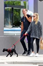 MARGOT ROBBIE Walks Her Dog Out in Los Angeles 05/18/2017\
