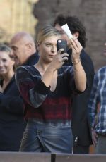 MARIA SHARAPOVA Out and About in Rome 05/14/2017