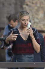 MARIA SHARAPOVA Out and About in Rome 05/14/2017
