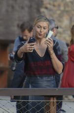 MARIA SHARAPOVA Out and About in Rome 05/14/2017