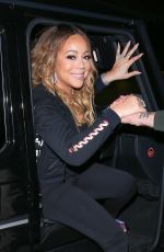 MARIAH CAREY Arrives at Mr. Chow in Beverly Hills 05/15/2017