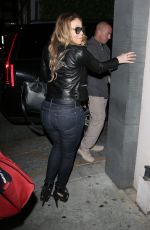 MARIAH CAREY Arrives at Nobu in West Hollywood 05/08/2017