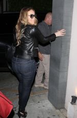 MARIAH CAREY Arrives at Nobu in West Hollywood 05/08/2017