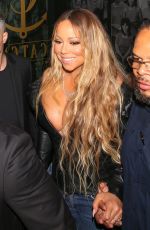 MARIAH CAREY Leaves Catch LA in West Hollywood 05/20/2017