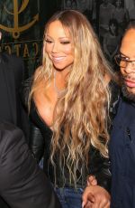 MARIAH CAREY Leaves Catch LA in West Hollywood 05/20/2017