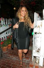 MARIAH CAREY Leaves Ivy Restaurant in Beverly Hills 05/30/2017