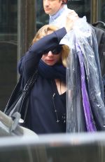 MARY-KATE and ASHLEY OLSEN Leaves Their Offices in New York 05/16/2017