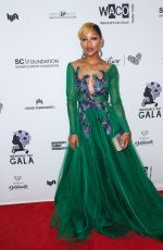 MEAGAN GOOD at Wearable Art Gala at California African American Museum in Los Angeles 04/29/2017